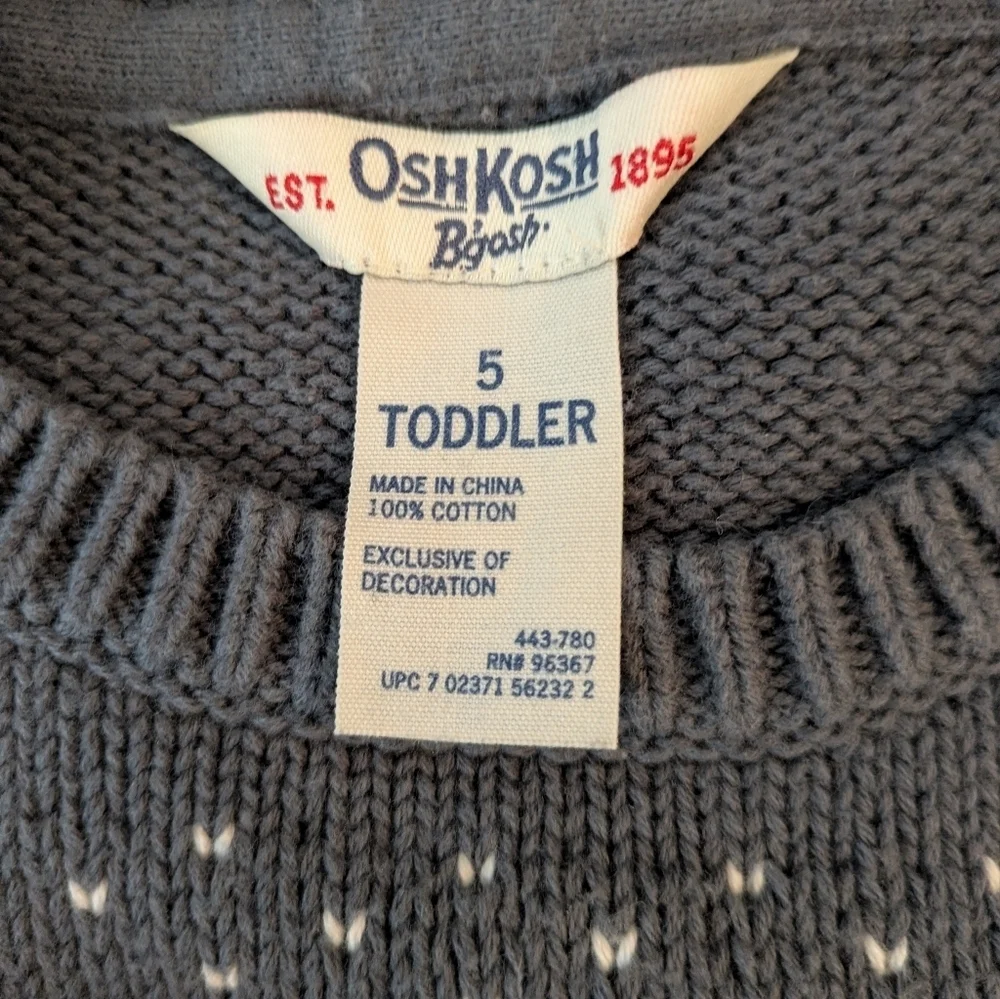 Oshkosh Reindeer Sweater 5